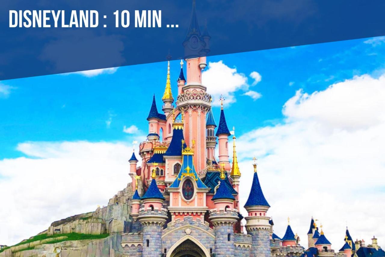 Le Duplex - Disneyland - Rooftop - Wifi Montévrain Zewnętrze zdjęcie
