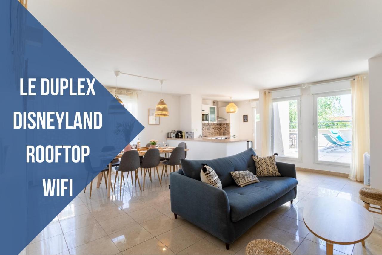 Le Duplex - Disneyland - Rooftop - Wifi Montévrain Zewnętrze zdjęcie